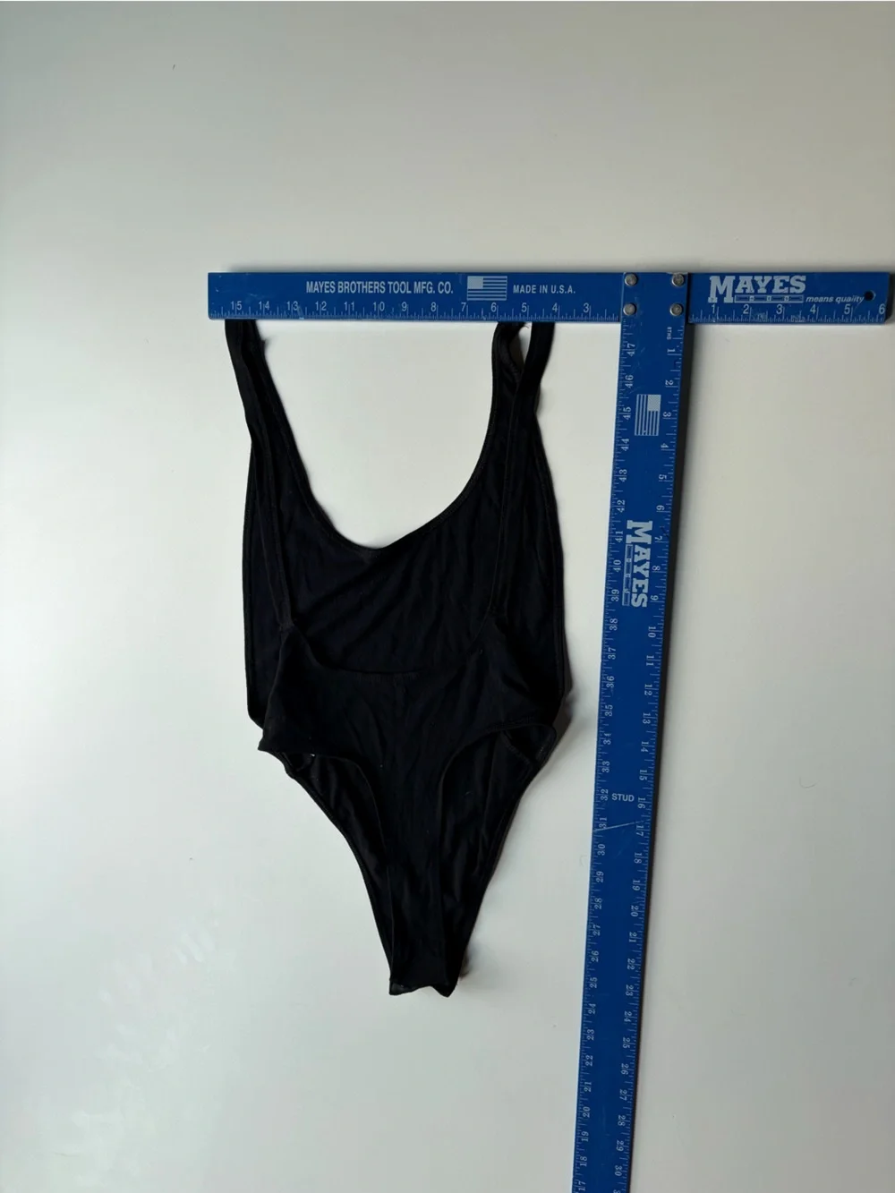 Classic Black Scoop Neck Bodysuit - Women